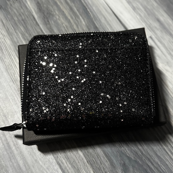 Coach Black Glitter & Stars Wallet - Picture 5 of 5
